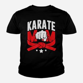 Karate Mom Mother Mothersday Gift For Men Women Kids Youth T-shirt | Crazezy DE