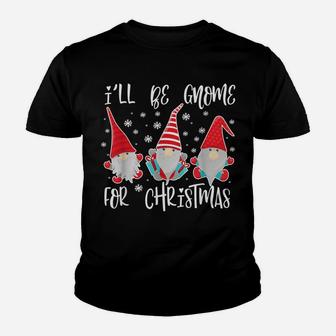 Kawaii Nordic Gnomes | I'll Be Gnome For Christmas Youth T-shirt | Crazezy CA