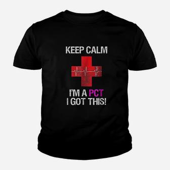 Keep Calm Im A Pct Patient Care Technician Youth T-shirt | Crazezy UK