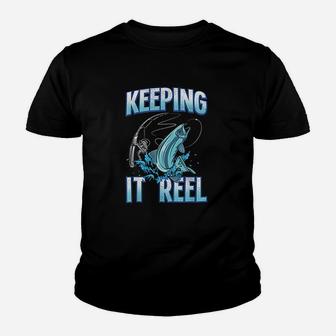 Keeping It Reel Fishing Youth T-shirt | Crazezy UK