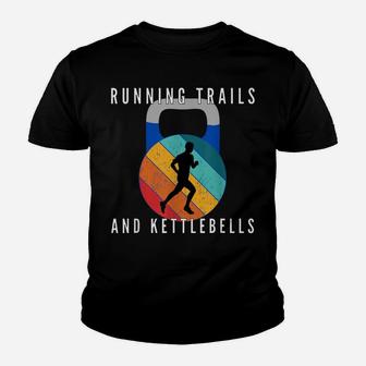 Kettlebell Shirt | Trail Running Shirts Men Youth T-shirt | Crazezy UK