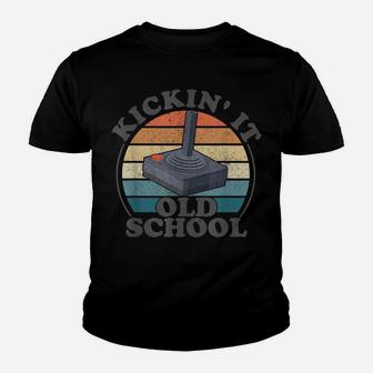 Kickin It Old School Retro 80S Video Game Gaming Gamer Gift Youth T-shirt | Crazezy CA