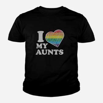 Kids I Love My Aunts Youth T-shirt | Crazezy