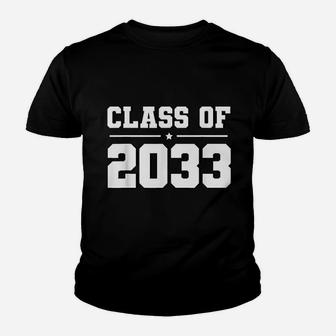 Kindergarten Class Of 2033 Navy Blue Youth T-shirt | Crazezy UK