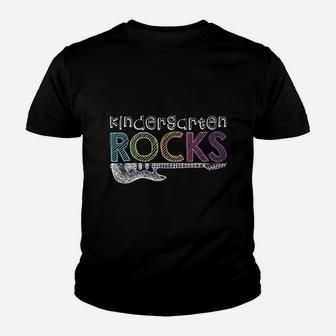Kindergarten Rocks With Guitar Youth T-shirt | Crazezy