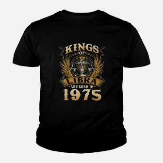 Kings Of Libra Are Born In 1975 Youth T-shirt | Crazezy