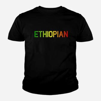 Kings Of Ny Ethiopian Colors Ethiopia Youth T-shirt | Crazezy UK