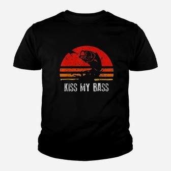 Kiss My Bass Vintage Youth T-shirt | Crazezy UK