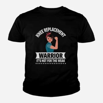 Knee Replacement Warrior Youth T-shirt | Crazezy