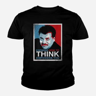 Knowing How To Think Empowers You Youth T-shirt | Crazezy DE
