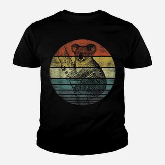 Koala Bear Gifts Retro Sunset Animal Lover Koala Silhouette Youth T-shirt | Crazezy CA