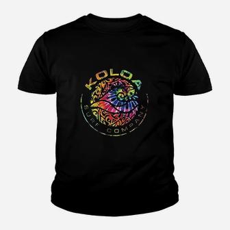Koloa Surf Multicolor Circle Wave Youth T-shirt | Crazezy CA