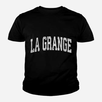 La Grange Illinois Il Vintage Athletic Sports Design Youth T-shirt | Crazezy