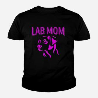 Lab Mom Labrador Retriever Gift Idea Labrador Youth T-shirt | Crazezy