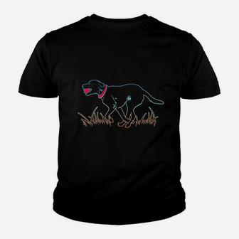 Labrador Retriever Lover Black Lab Gift Fetch Youth T-shirt | Crazezy