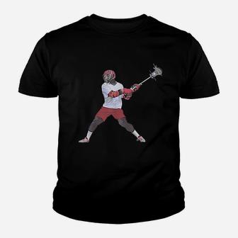Lacrosse Bear Youth T-shirt | Crazezy CA