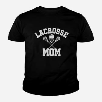 Lacrosse Mom Youth T-shirt | Crazezy