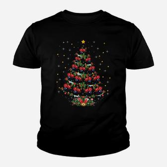 Ladybug Animal Lover Xmas Gift Ladybug Christmas Tree Sweatshirt Youth T-shirt | Crazezy CA