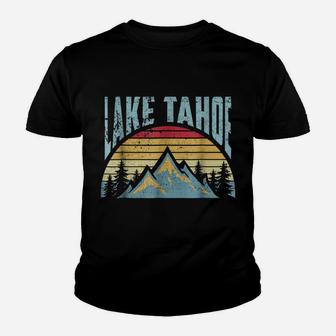 Lake Tahoe Tee - Hiking Skiing Camping Mountains Retro Shirt Youth T-shirt | Crazezy AU