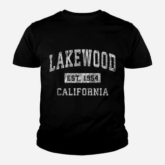 Lakewood California Ca Vintage Established Sports Design Youth T-shirt | Crazezy UK
