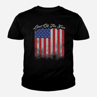 Land Of The Free Youth T-shirt | Crazezy
