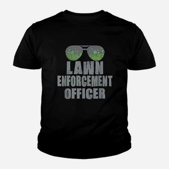 Lawn Enforcement Youth T-shirt | Crazezy