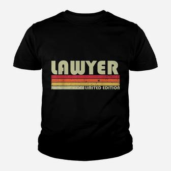 Lawyer Funny Job Title Profession Birthday Worker Idea Youth T-shirt | Crazezy UK