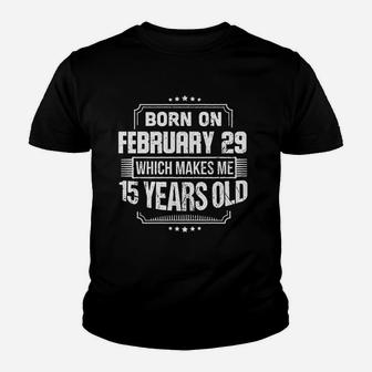 Leap Year February 29th Born In 1960 Youth T-shirt - Thegiftio