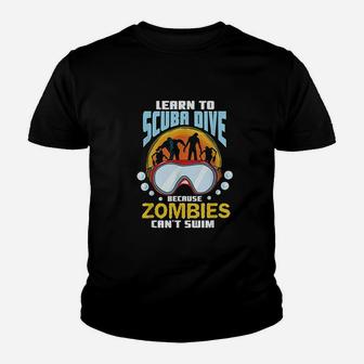 Learn To Scuba Dive Youth T-shirt | Crazezy UK