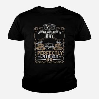 Legend Born May 1969 50Th Awesome Birthday Gifts Youth T-shirt | Crazezy AU