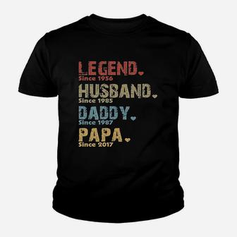 Legend Husband Daddy Papa Youth T-shirt | Crazezy AU
