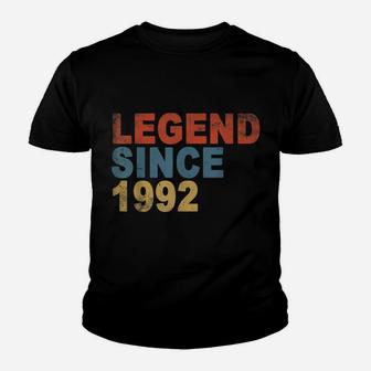 Legend Since 1992 28Th Birthday Gift 28 Year Old Youth T-shirt | Crazezy