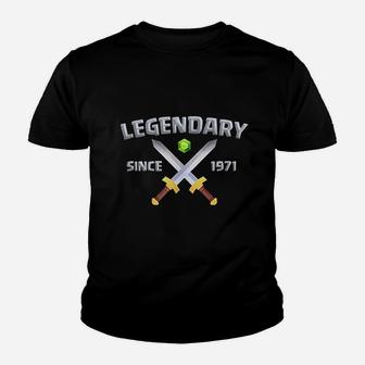Legendary Since 1971 50Th Birthday Youth T-shirt | Crazezy AU