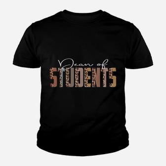 Leopard Dean Of Students Funny Job Title School Worker Youth T-shirt | Crazezy