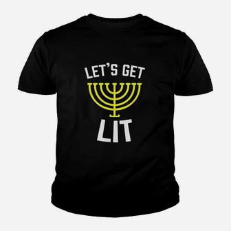 Lets Get Lit Youth T-shirt | Crazezy CA
