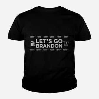Lets Go Brandon - Let's Go Christmas Ugly Sweater Print Youth T-shirt | Crazezy DE