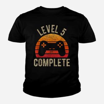 Level 5 Complete Vintage Tshirt Retro 5Th Wedding Youth T-shirt | Crazezy UK