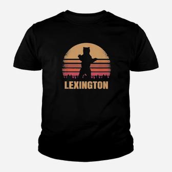 Lexington Virginia Vintage Bear Va Distressed Retro 80S Youth T-shirt - Monsterry DE