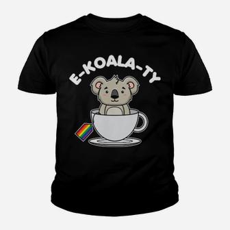 Lgbt Cute Koala E Koala Ty Pride Equality Gift Youth T-shirt - Monsterry DE