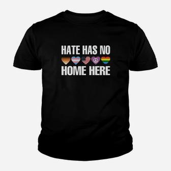 Lgbt Hate Has No Home Here Youth T-shirt - Monsterry DE