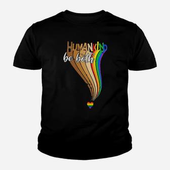 Lgbt Human Kind Be Both Youth T-shirt - Monsterry