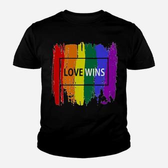 Lgbt Love Wins Youth T-shirt - Monsterry AU