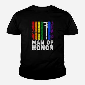Lgbt Pride Gay Bachelor Party Man Engagement Youth T-shirt - Monsterry AU