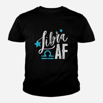 Libra Af Zodiac Sign August September Birthday Youth T-shirt | Crazezy