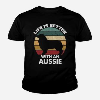 Life Is Better With An Aussie Youth T-shirt - Monsterry AU