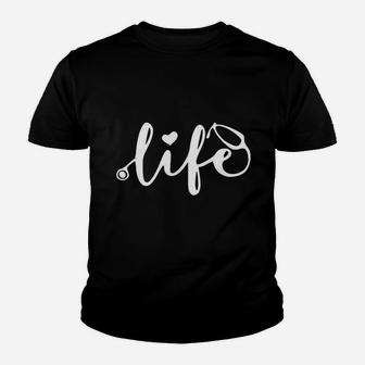Life Nurse Youth T-shirt | Crazezy DE
