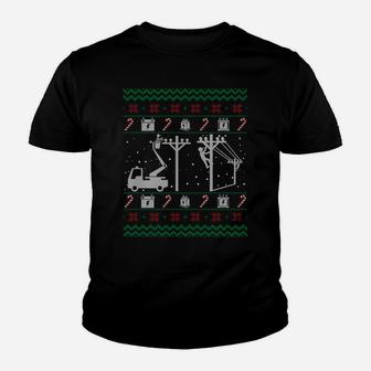 Lineman Sweatshirts For Women Men - Lineman Christmas Gifts Sweatshirt Youth T-shirt | Crazezy DE