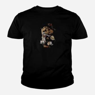 Lion As Napoleon Bonaparte Of France Youth T-shirt - Monsterry