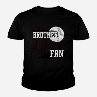 Little Brother And Biggest Fan Youth T-shirt | Crazezy