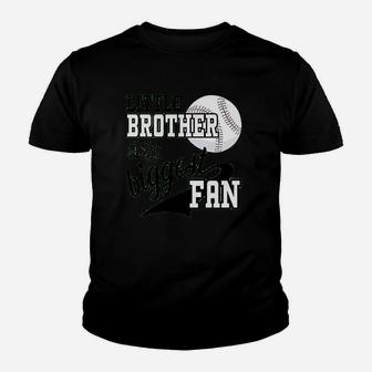 Little Brother And Biggest Fan Youth T-shirt | Crazezy UK